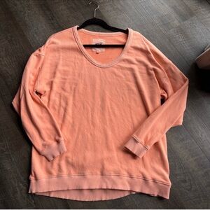 Aerie Coral Crew Neck Sweater
